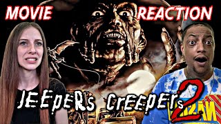 JEEPERS CREEPERS 2  MOVIE REACTION  Our First Time Watching  WAY BETTER THAN THE FIRST MOVIE😱🤯 [upl. by Lahcim]