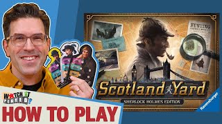 Scotland Yard Sherlock Holmes Edition  How To Play [upl. by Manlove531]