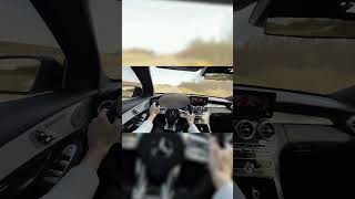 POV Drive in 2019 Mercedes C43 AMG 390HP shorts [upl. by Anirahc930]