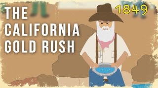 The California Gold Rush cartoon 1849 The Wild West [upl. by Dlonyar]