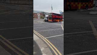 Dublin Fire Brigade  Alexander Dennis ALX400 Volvo B7TL AV156  Beresford Place Dublin  160524 [upl. by Dlarrej320]