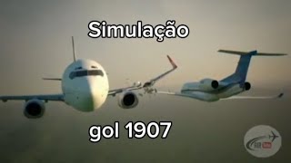 simulação do voo gol 1907 [upl. by Close836]