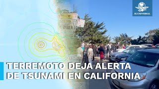 Así fue captado el terremoto de magnitud 7 al norte de California [upl. by Imhskal792]