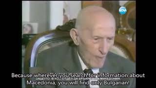 Interview with VMRO leader Ivan Mihaylov months before his death in 1990 [upl. by Jordison]