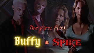 AllSpuffyScenes 2x03 Buffy vs Spike  The First Flirt [upl. by Groh]