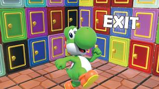 100 Mystery Doors but Only ONE Lets YOSHI Escape Yoshi Saves Mario [upl. by Tilla]