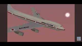 123 Jal airplane crash roblox [upl. by Hallock37]