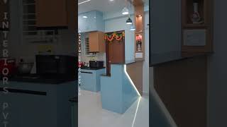 Budget Kitchen Interior Design  Simple Kitchen Design [upl. by Nnaeirrac]