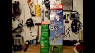 RYOBI SS26 2 Cycle Gas Trimmer with Expand It Review amp Unbox [upl. by Ecinert846]