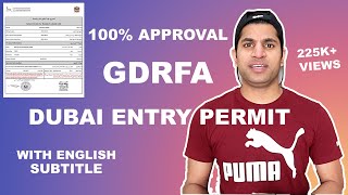 Apply GDRFA Entry Permit To Return To Dubai With English Subtitle GDRFAA Approval with New Updates [upl. by Emeric178]