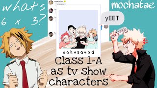 bnhamha texts  class 1A as tv show characters mainly bakusquad [upl. by Assyram703]