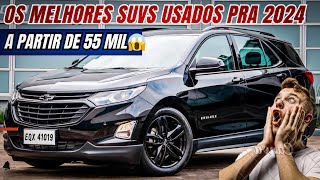 🔥 MELHORES SUVS USADOS PARA COMPRAR AGORA EM 2024 E SER FELIZ bons baratos e bem equipados [upl. by Klimesh197]