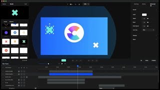 How to Make Simple Logo Animation with CreateStudio [upl. by Lynea347]