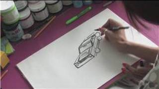 How to Draw Cars  How to Draw a Nissan Skyline [upl. by Melan]