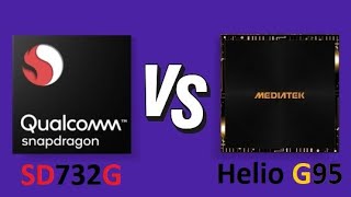 Qualcomm Snapdragon 732G Vs Mediatek Helio G95  Benchmark Comparison [upl. by Assinna]