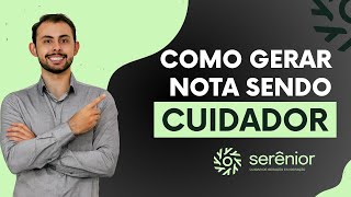 Como emitir nota como cuidador de idosos [upl. by Pigeon]