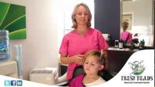 Fresh Heads Lice Removal  At Home Comb Out [upl. by Nonnahc]