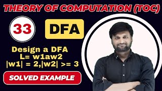 DFA for Accept Language L w1aw2 Finite Automata FA  TOC  FLAT  solved example [upl. by Deery]