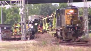 CSX Work Train 052519 Waycross GA [upl. by Adiehsar991]