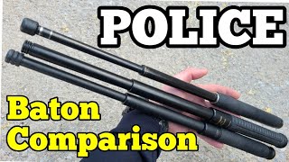 POLICE BATON COMPARISON  ASP NEXTORCH Monadnock  21quot Collapsible batons [upl. by Farland]