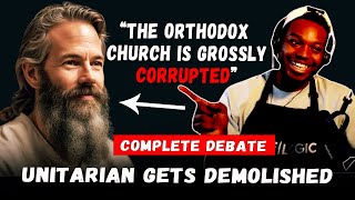 VERY HEATED DEBATE Unitarian Gets DEMOLISHED By Christians Godlogic [upl. by Barrington16]