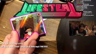 YeahJaron Rips Secret Rare Pokemon Card [upl. by Pinkerton]