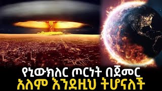 የኒውክለር ጦርነት በጀመር አለም እንደዚህ ትሆናለች [upl. by Alfie]