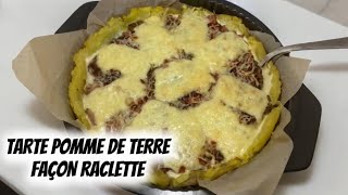 RECETTE FACILE TARTE POMME DE TERRE FAÇON RACLETTE youtubeshortsfoodiefypviralvideocookingfood [upl. by Jordan]