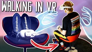 WALKING IN VR with CyberShoes amp Oculus Quest 2  Virtual Reality [upl. by Hammad577]