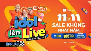 SUPER LIVESTREAM 12H00  1111 IDOL LÊN LIVE  BB TRẦN X DUY KHÁNH X JUN PHẠM [upl. by Ardnosal]