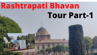 Rashtrapati Bhavan Tour  Amrit udyan Rashtrapati Bhavan 2024  Part1 [upl. by Kalie]