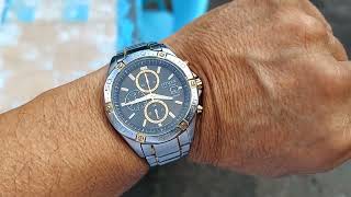 CITIZEN ECODRIVE GN4WS Mens Chronograph Wristwatch  REVIEW [upl. by Blithe]