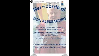 Video ricordo don Alessandro [upl. by Placia96]