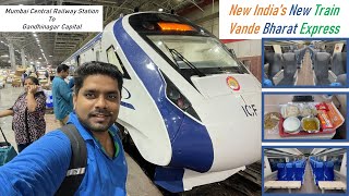 20901 VANDE BHARAT EXPRESS  Mumbai Central to Surat India by New Indias Semihigh speed train [upl. by Michigan]