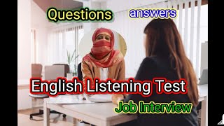 Listening Test  English Listening Test  thecreativeteam6326 [upl. by Einahets]