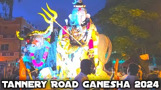 Tannery Road DJ Halli KG Halli Ulsoor Nagawara Ganesha Procession 2024  TempleCrew ganesha [upl. by Nnor819]