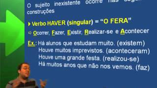 73  Termos Essenciais da Oração  SUJEITO INEXISTENTE  ORAÇÃO SEM SUJEITO [upl. by Leina]