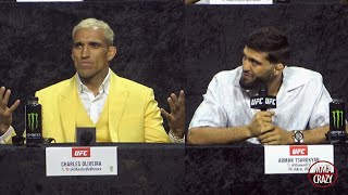 Charles Oliveira vs Arman Tsarukyan Press Conference Highlights UFC 300 [upl. by Ydnagrub]