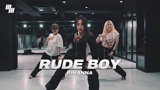 Rihanna  Rude Boy Dance  Choreography by 윤주 YOONJU  LJ DANCE STUDIO [upl. by Llenyl]