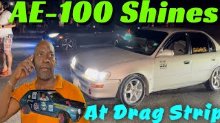 AE100 Shines at Drag Strip 🇯🇲 [upl. by Higginbotham]