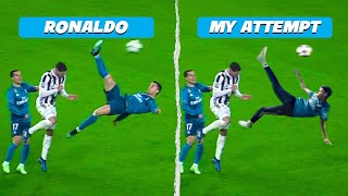 BEST GOALS IN FOOTBALL HISTORY RECREATED 3 [upl. by Harod251]