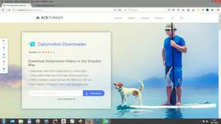 AceThinker Free Dailymotion Downloader [upl. by Ijneb277]