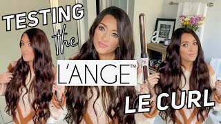 TESTING THE LANGE LE CURL 25MM TITANIUM CURLING WAND HIT OR MISS [upl. by Anitsrihc]