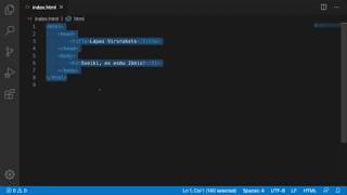 HTML apmācība 4 daļa  HTML dokumenta uzbūve [upl. by Warga]