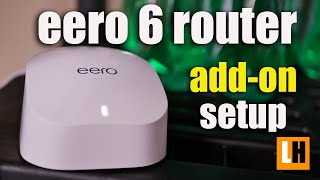 Amazon eero 6 mesh WiFi router Add ON [upl. by Tamara]