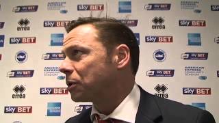 Paul Dickov post Brighton [upl. by Mclyman]