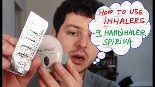 9 How to use inhalers  Handihaler Spiriva [upl. by Nolur557]