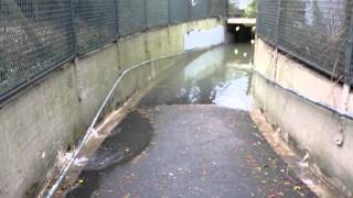 Horley town centre flooded underpass  1 [upl. by Eiliah12]