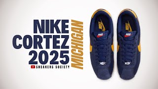 MICHIGAN 2025 Nike Cortez  DETAILED LOOK  PRICE [upl. by Delilah]