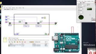 84 LabVIEW link Arduino by LINX DIO [upl. by Ajiram668]